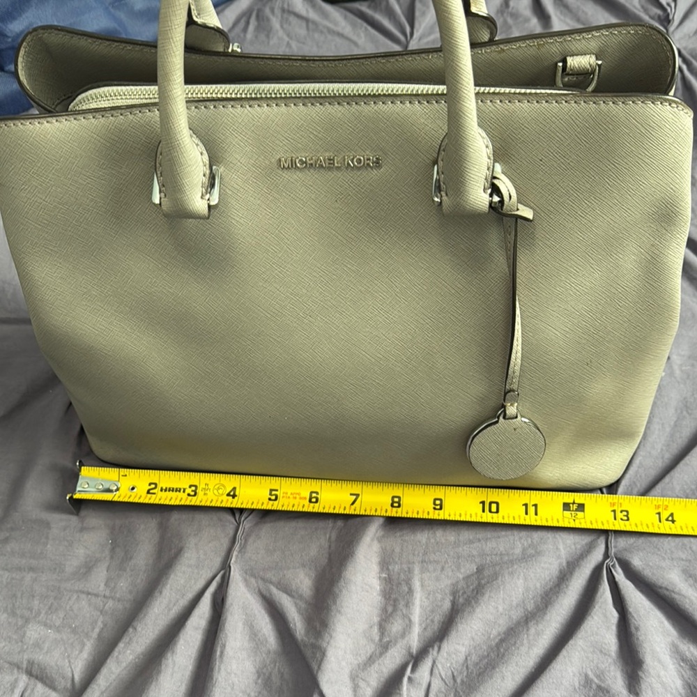 Michael Kors Gray Satchel Bag - Picture 2 of 8
